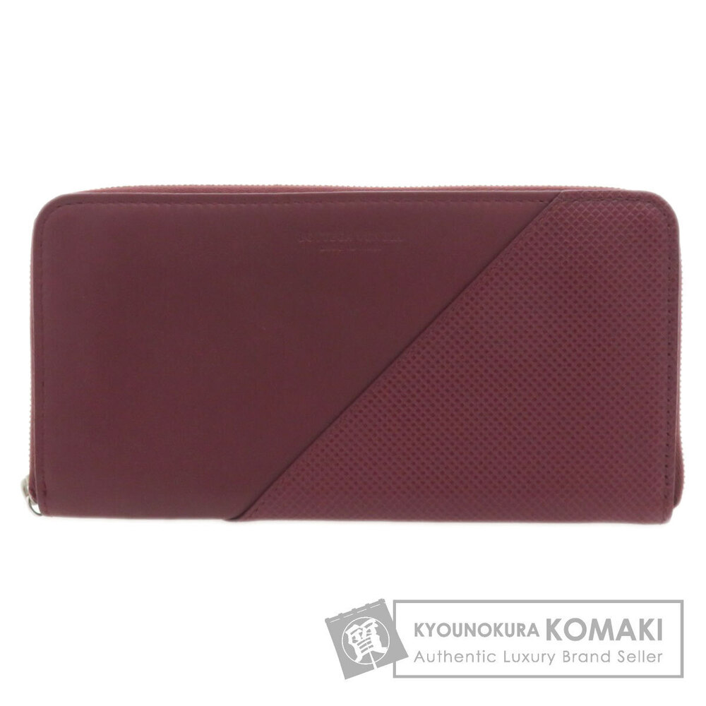 Bottega Veneta logo motif long Wallet calfskin leather